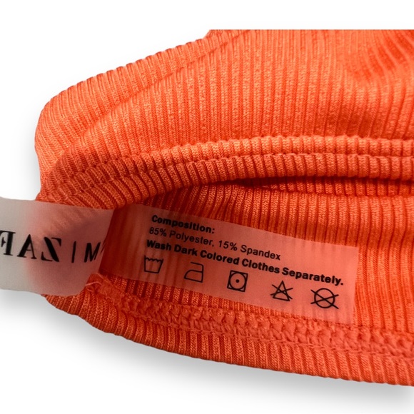 NEW Zaful Orange Triangle Bikini Set Womens 2 Piece Swimsuit Bathing Suit Size M - Picture 5 of 11